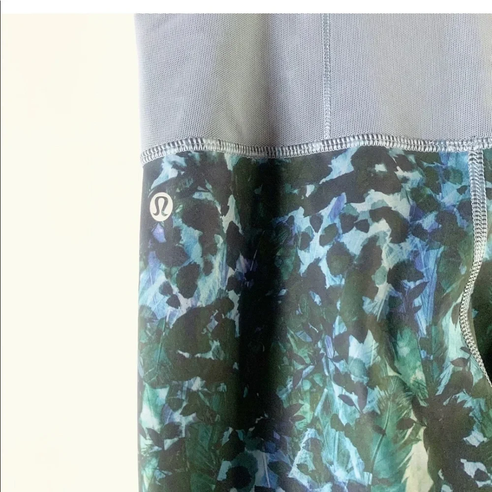 Lululemon Running In The City 7/8 Tight Floral 6